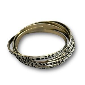 Animal Print Bangle Bracelet